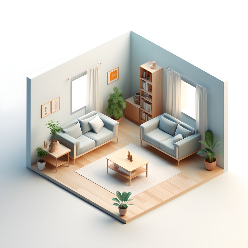 apartamento na planta