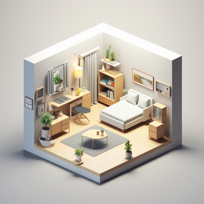 apartamento na planta